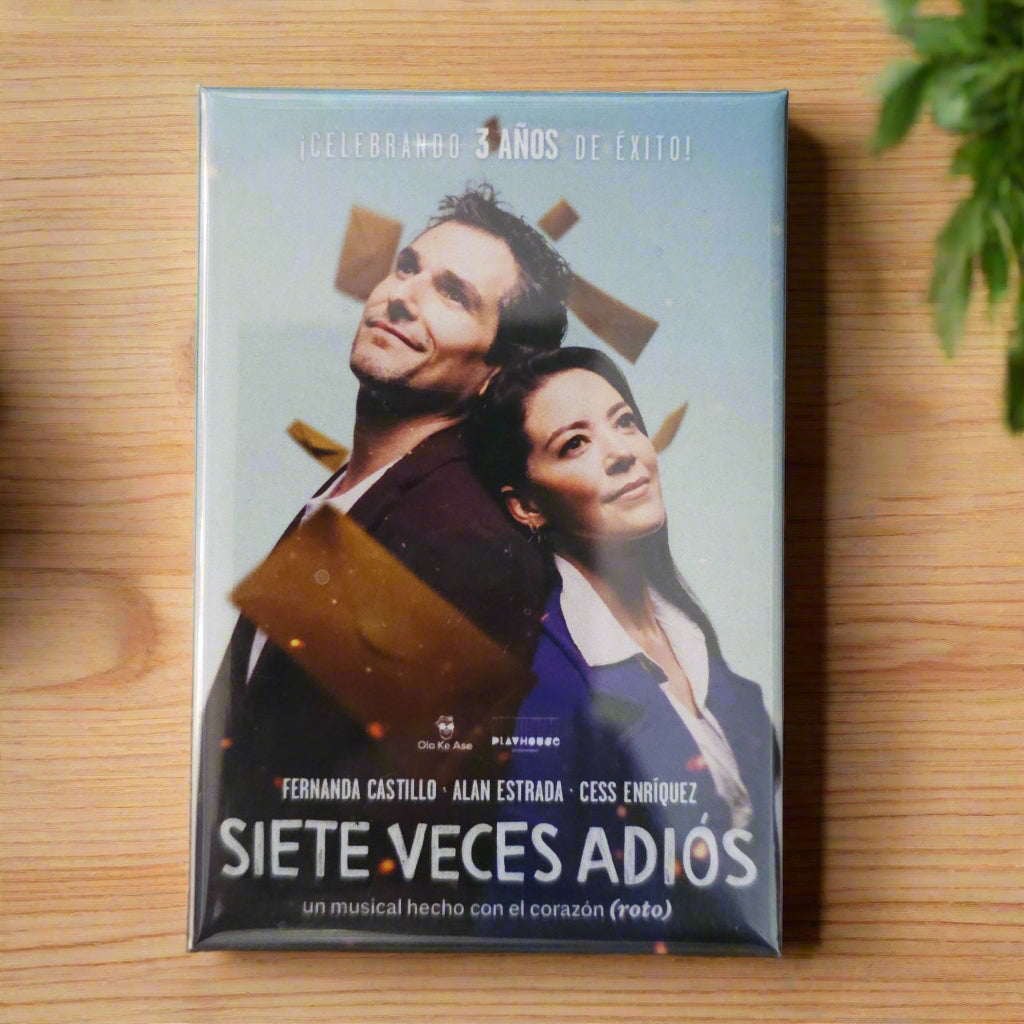 Siete Veces Adiós: Imán Coleccionable de Elencos