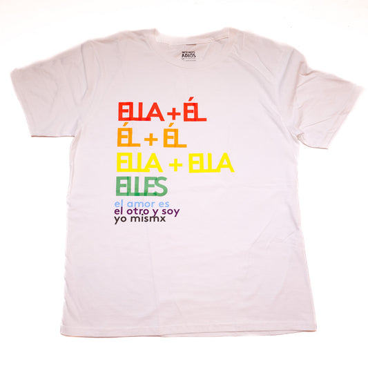tshirt siete veces adios PRIDE elles