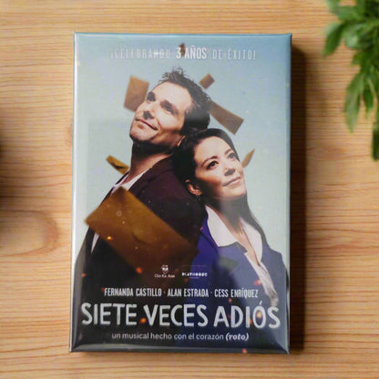 Siete Veces Adiós: Imán Coleccionable de Elencos